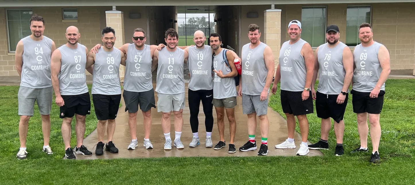 NFL FOOTBALL COMBINE — DAYTIME bachelor party experience